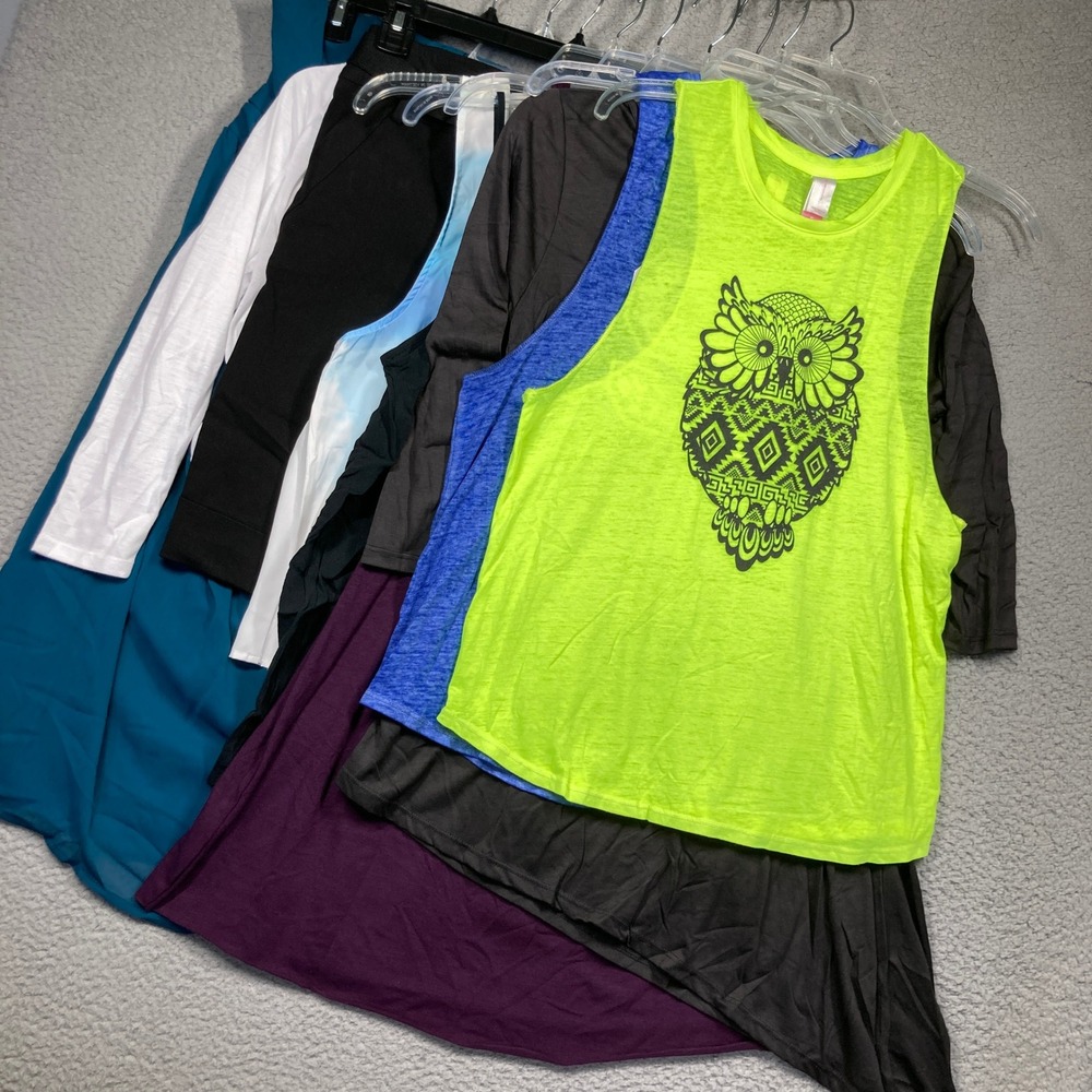 Mixed Brand Tops, Dress, Shorts Women Juniors Medium Lot of 8 Versatile Items